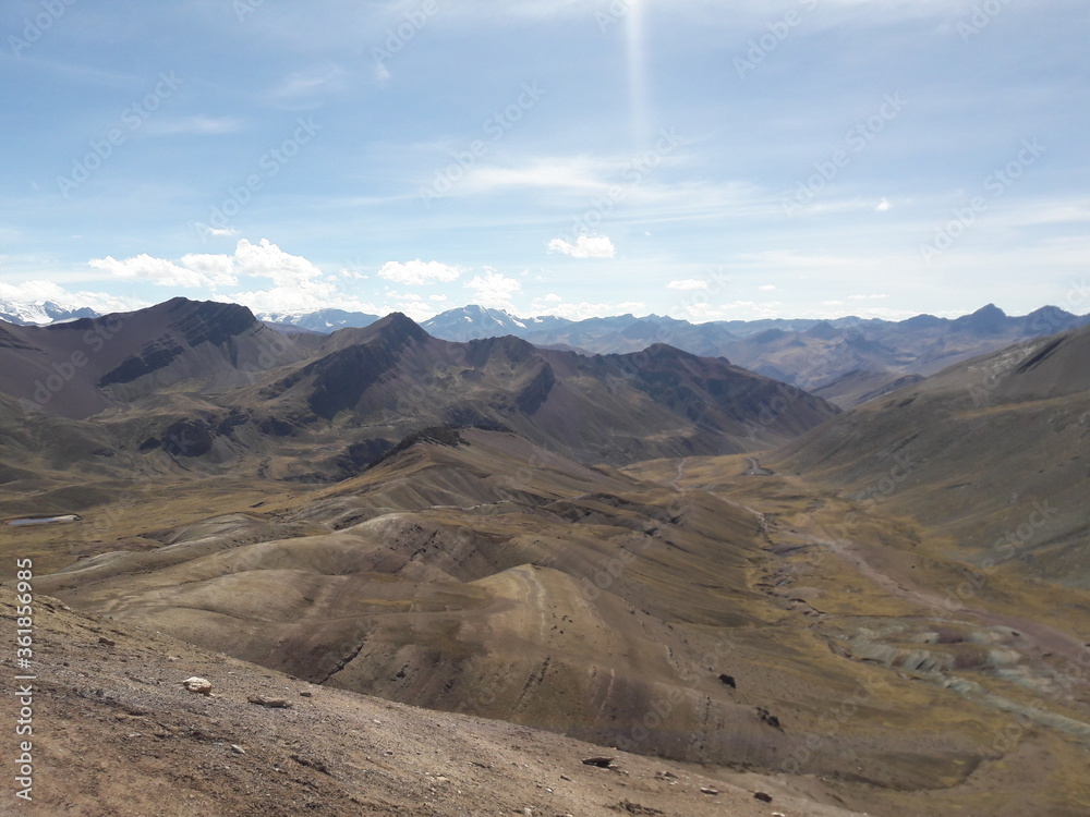 Rainbow Mountain Peru and surrounding landscape 2019 Rainbow Mountain Peru and surrounding landscape 2019