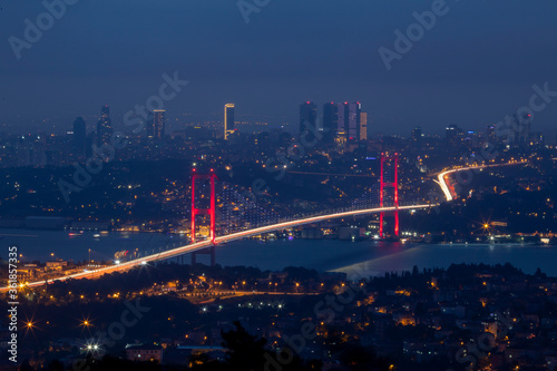 Istanbul Bosphorus Bridge (15th July Martyrs Bridge)