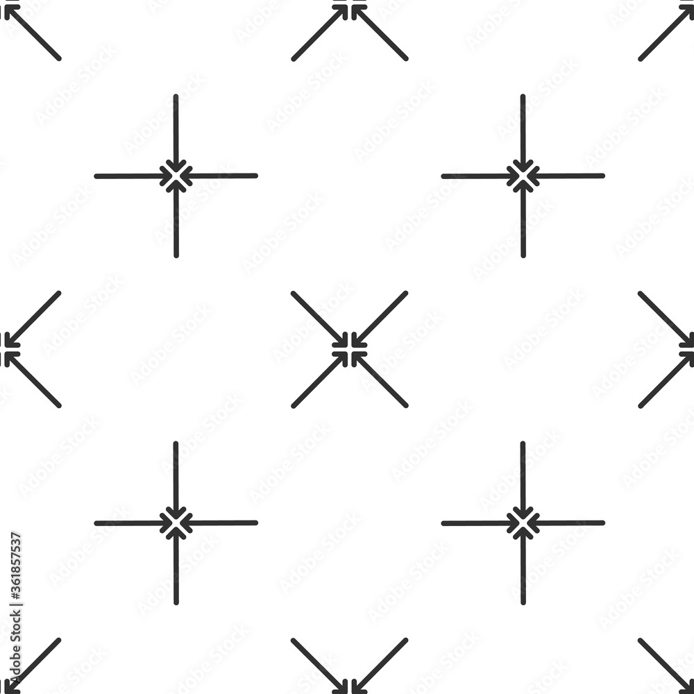 Exit full screen pattern linear style. Stock vector illustration isolated on white background. Exit full screen pattern linear style. Stock vector illustration isolated on white background.