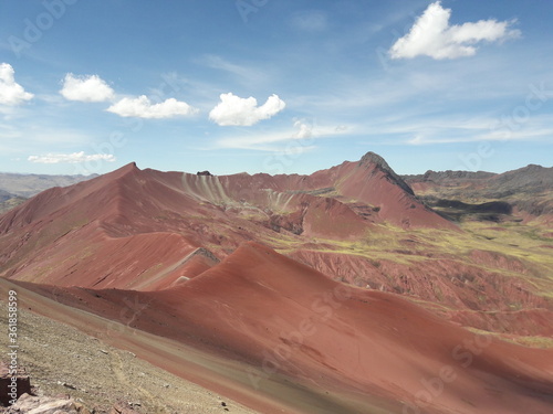 Rainbow Mountain Peru and surrounding landscape 2019 © CURTIS