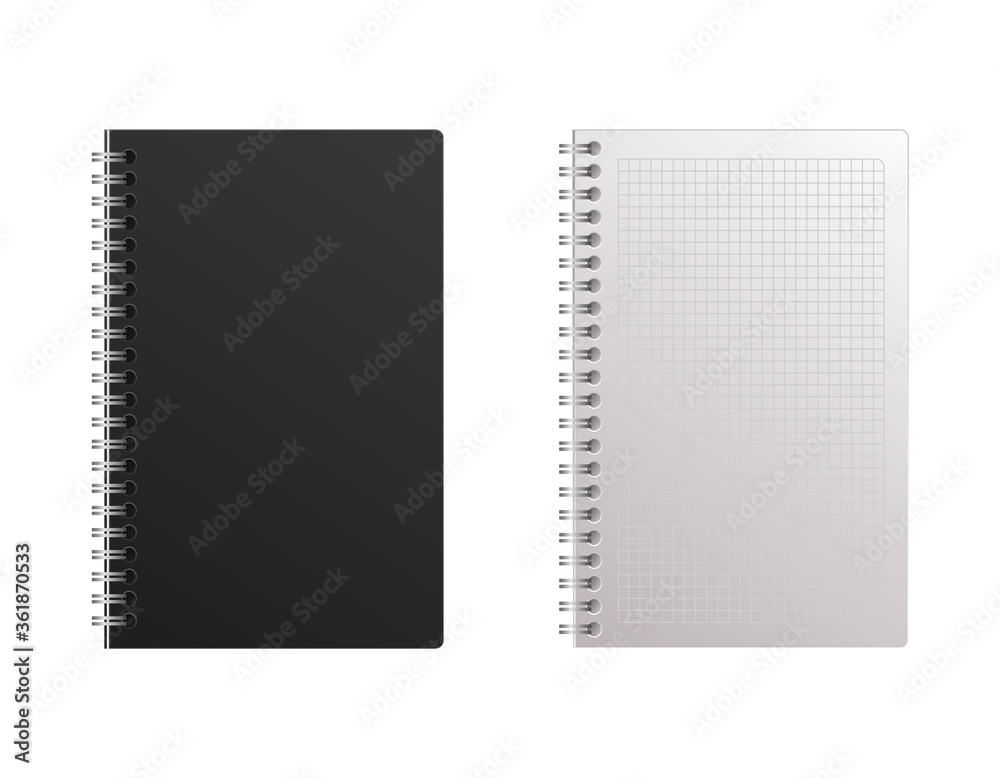 Mockup notebooks design of corporate identity template and branding theme Vector illustration Mockup notebooks design of corporate identity template and branding theme Vector illustration