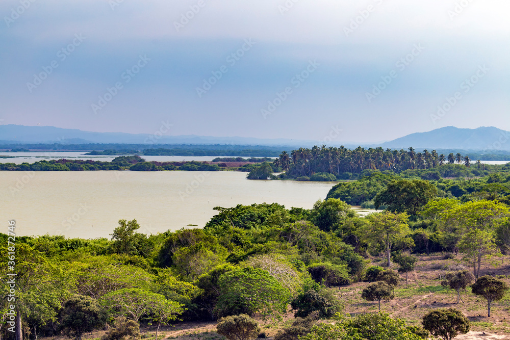 Cienaga del Totumo lake near Cartagena, Colombia