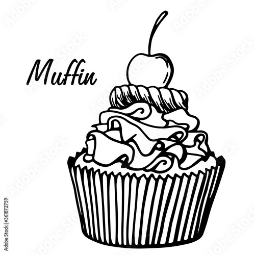 Cupcake with different flavors
