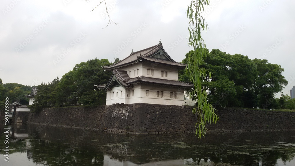 Emperor's palace Tokyo Japan in natural matte light Emperor's palace Tokyo Japan in natural matte light
