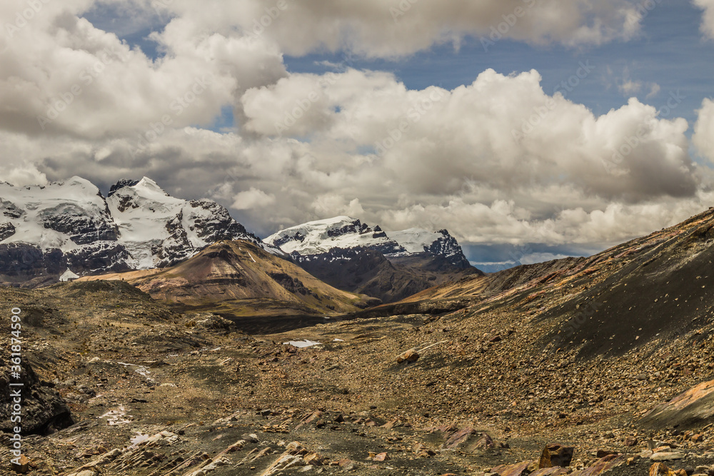 Cordillera Blanca and Pastoruri Glacier. Peru.