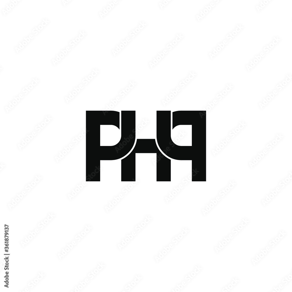 php letter original monogram logo design php letter original monogram logo design