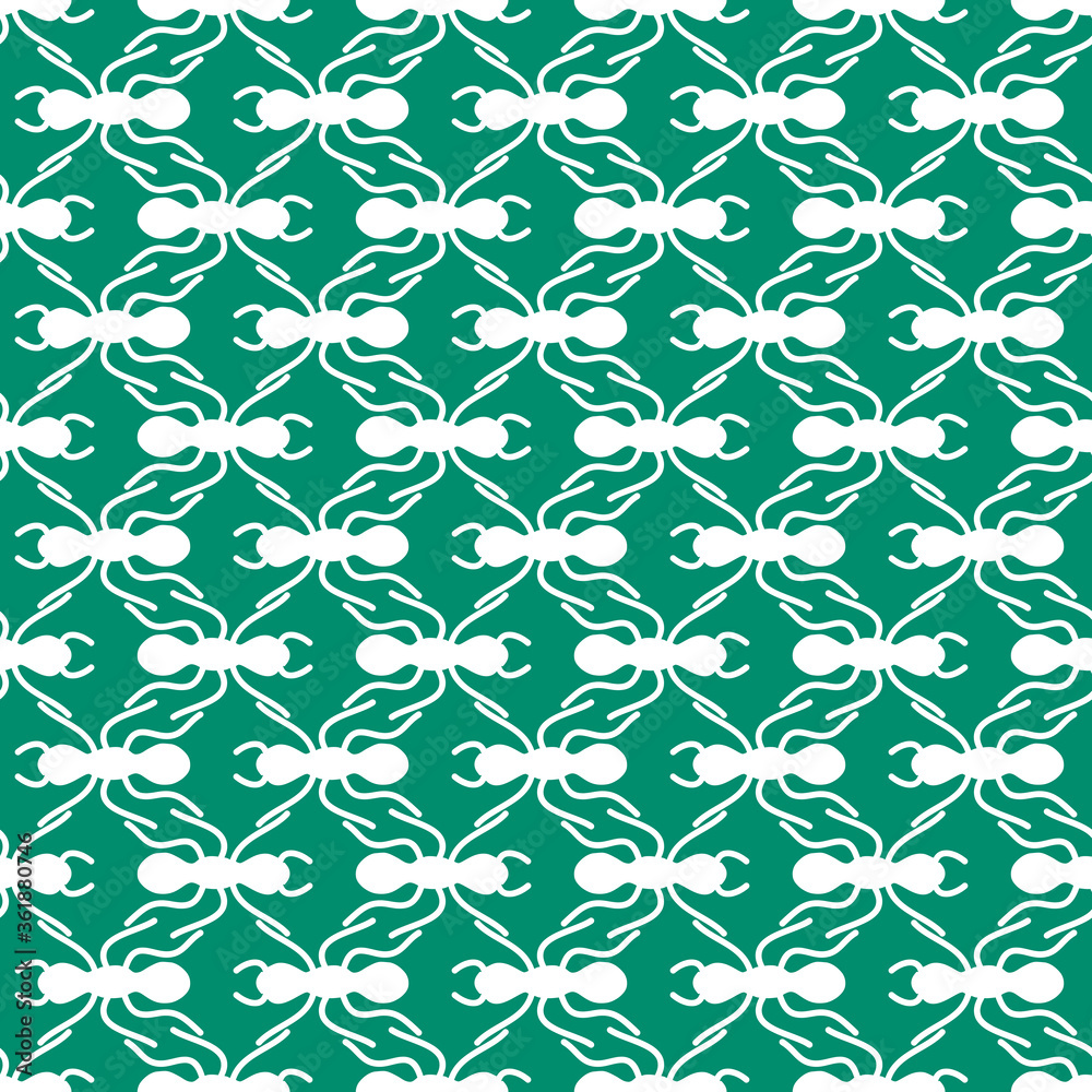 Big ant in a line seamless repeat pattern background Big ant in a line seamless repeat pattern background