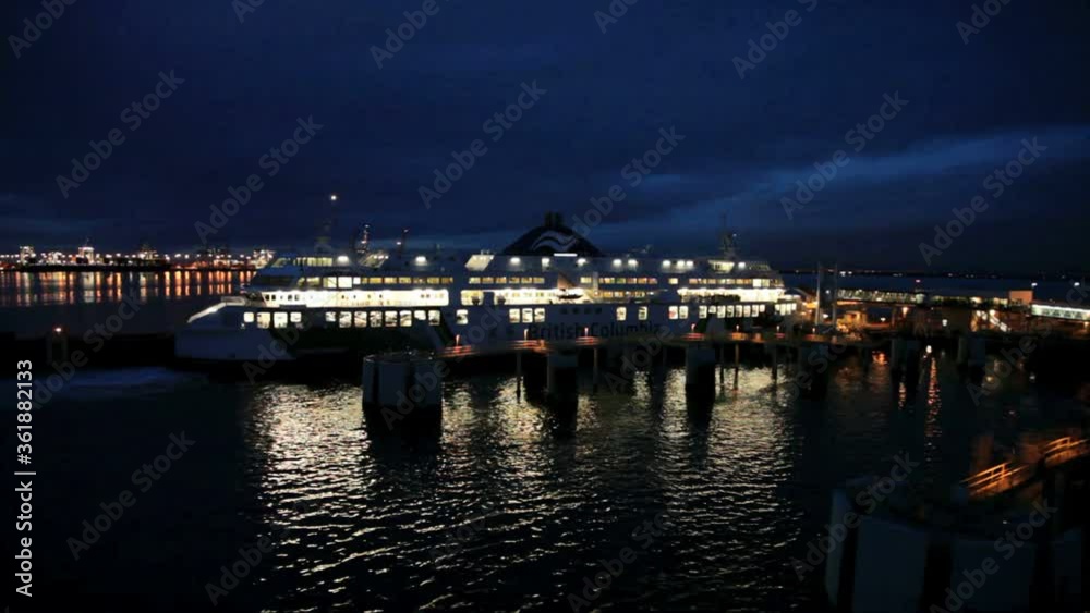 Tsawwassen B.C. Canada - FEB 8 2013 Ferry Terminal Tsawwassen B.C. Canada - FEB 8 2013 Ferry Terminal