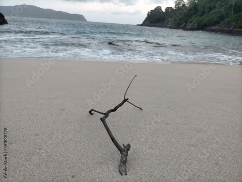 beach in the morning
