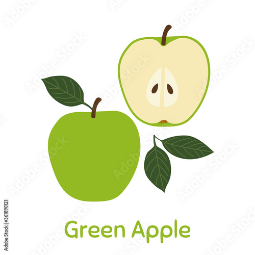 Apple. Vector Illustration EPS. 