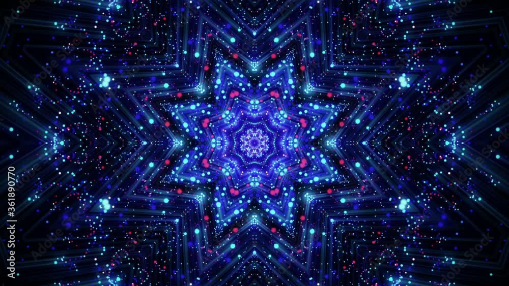 Abstract fractal flower, Abstract kaleidoscope background, Mandala ornament flower.