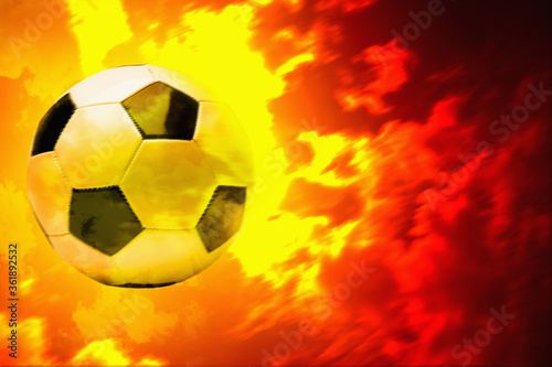 Soccer ball with special effect