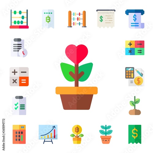 accounting icon set
