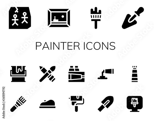 painter icon set