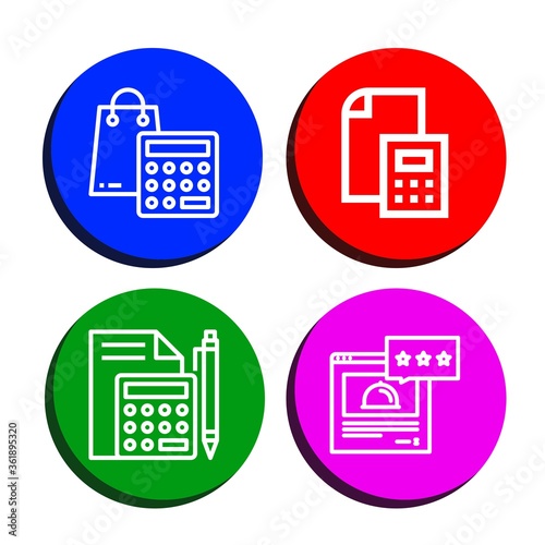 loan icon set
