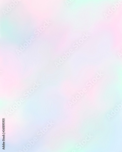Digitally hand painted background with dreamy color palette. 