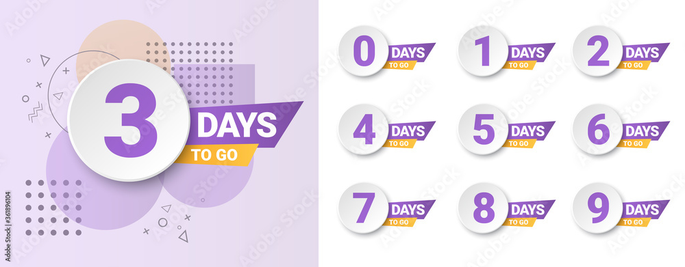 Фотография Number days left countdown