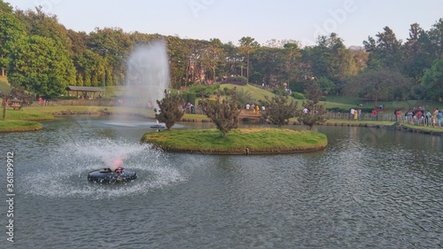 fountain in the park