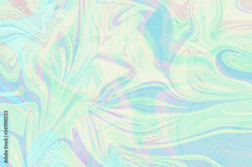 Colourful psychedelic background made of interweaving curved shapes. liquid splash as Illustration.