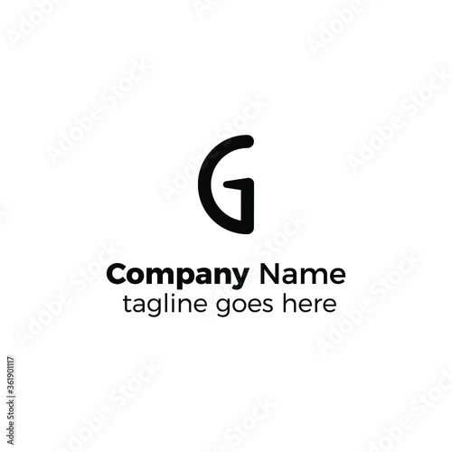 letter g logo design vector illustration