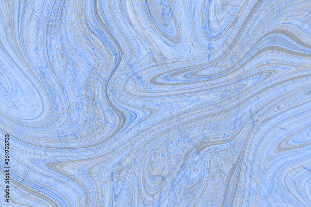 Obraz premium Colourful psychedelic background made of interweaving curved shapes. liquid splash as Illustration.