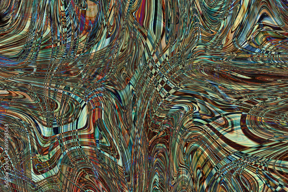 Colourful psychedelic background made of interweaving curved shapes. liquid splash as Illustration. Colourful psychedelic background made of interweaving curved shapes. liquid splash as Illustration.