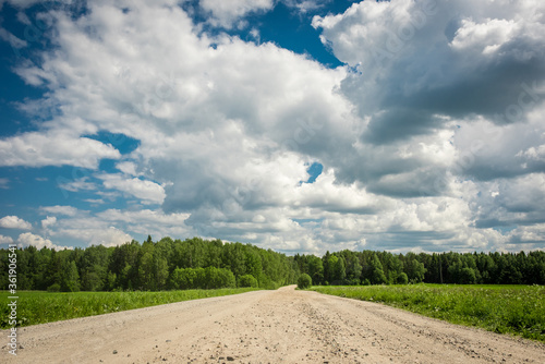 road in the countryside