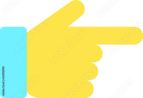 Finger Point - Finger Point Right Emoji / Emoticon
