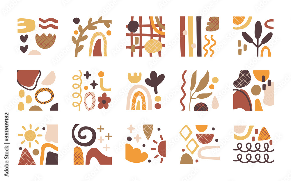 bundle of contemporary arts works set icons bundle of contemporary arts works set icons