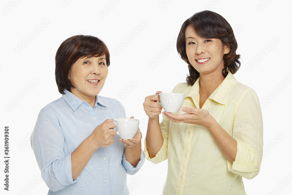 Women having a drink together Women having a drink together