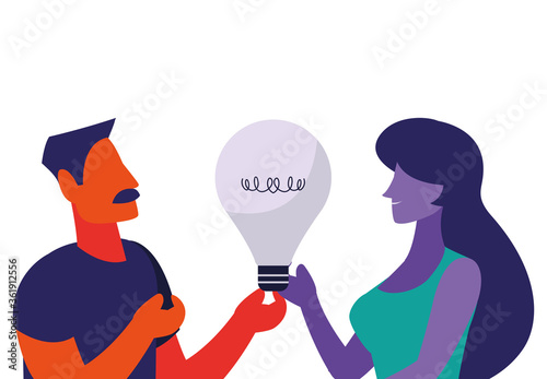 couple with concept and creation ideas