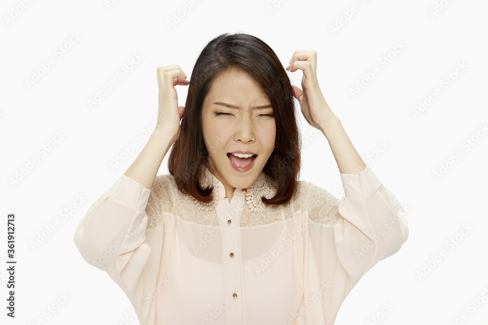 Woman feeling frustrated Woman feeling frustrated