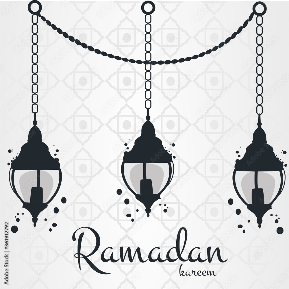 Flat design ramadan event concept