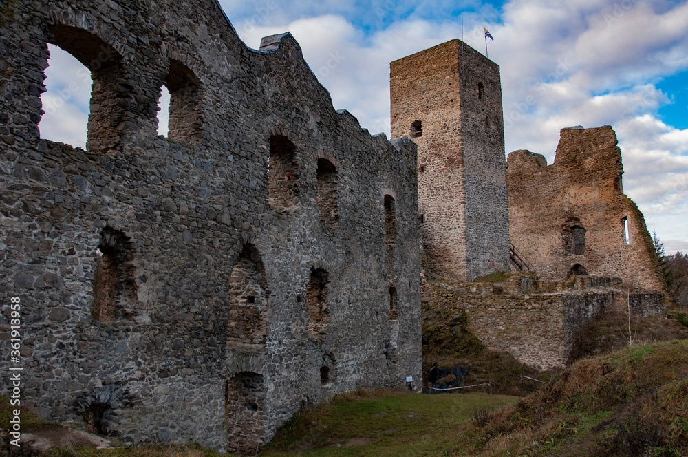 ruins of ancient castle