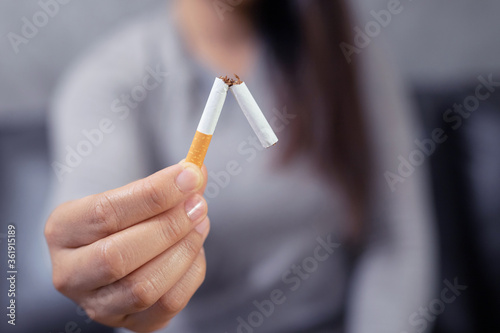 Obraz na plátně Stop smoking