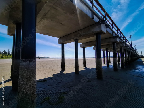 Wallpaper Mural Pacific Beach Seaside Bridge Ocean View Sand Seascape Pier Torontodigital.ca