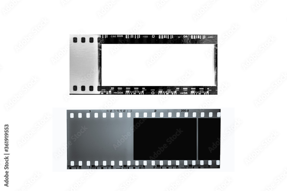 film strip isolated on white background