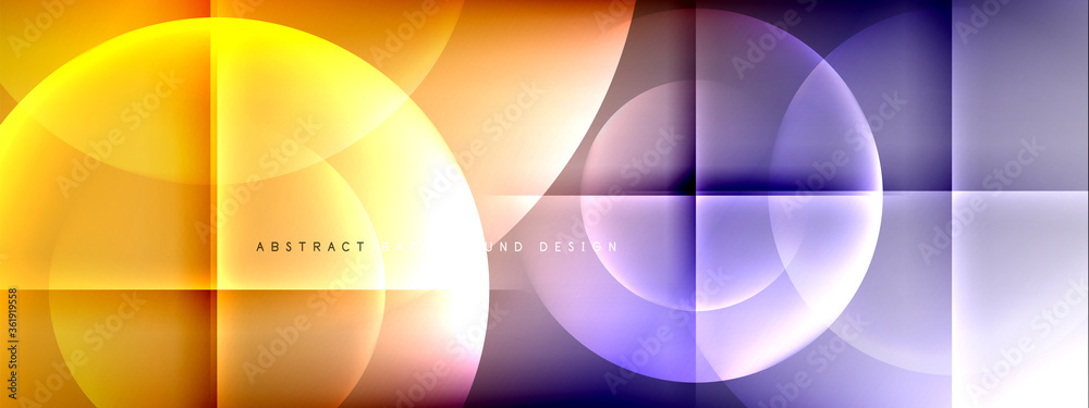 Vector abstract background - circle and cross on fluid gradient with shadows and light effects. Techno or business shiny design templates for text Vector abstract background - circle and cross on fluid gradient with shadows and light effects. Techno or business shiny design templates for text