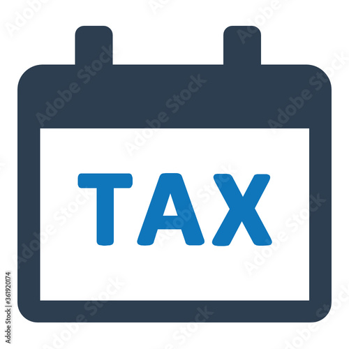 Tax day icon