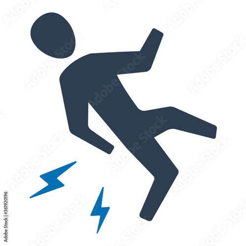 Businessman failure icon