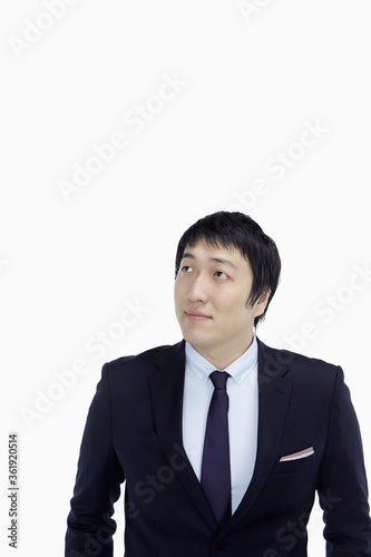 Portrait of a businessman smiling