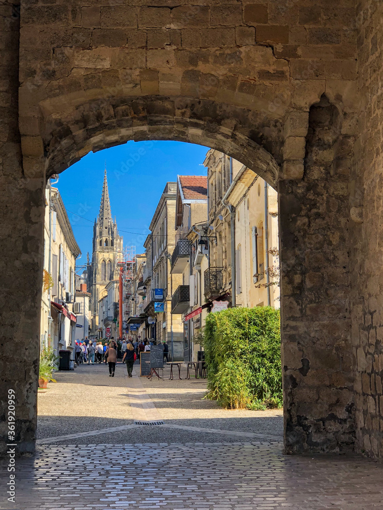 entryway to a medieval town in France