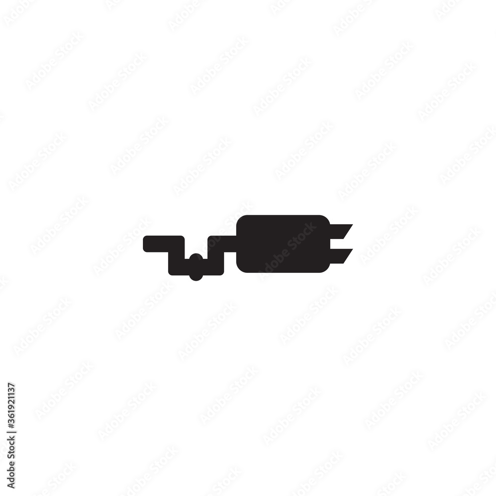 Exhaust system icon , Automotive icon vector Exhaust system icon , Automotive icon vector