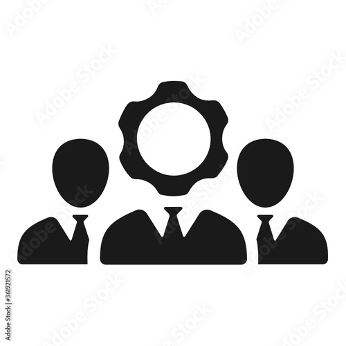 Business management team icon