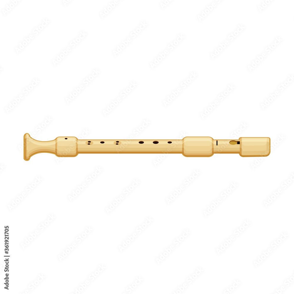 Flute vector icon.Cartoon vector icon isolated on white background flute. Flute vector icon.Cartoon vector icon isolated on white background flute.
