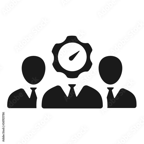 Business productive team icon