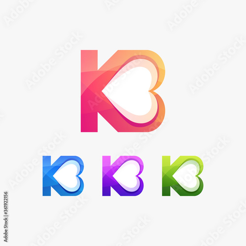 Free Download k love romantic initial alphabet - GFXLoad