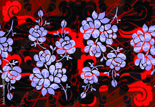 Batik Indonesian: is a technique of wax-resist dyeing applied to whole cloth, or cloth made using this technique originated from Indonesia.