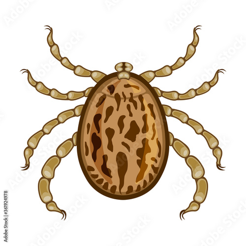 Parasites vector icon.Cartoon vector icon isolated on white background parasites.