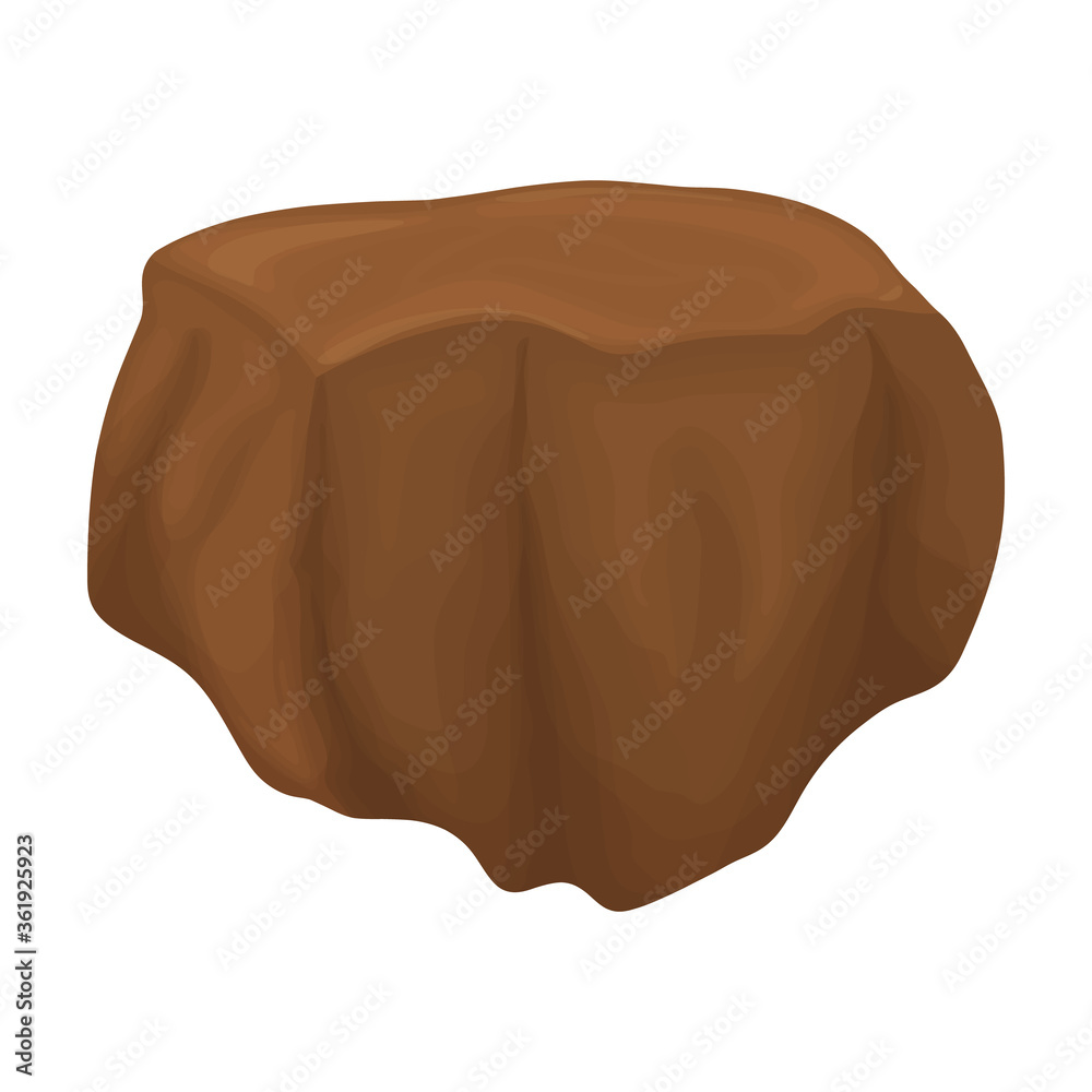 Chocolate vector icon.Cartoon vector icon isolated on white background chocolate.